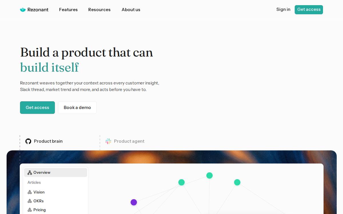 Portia AI website preview