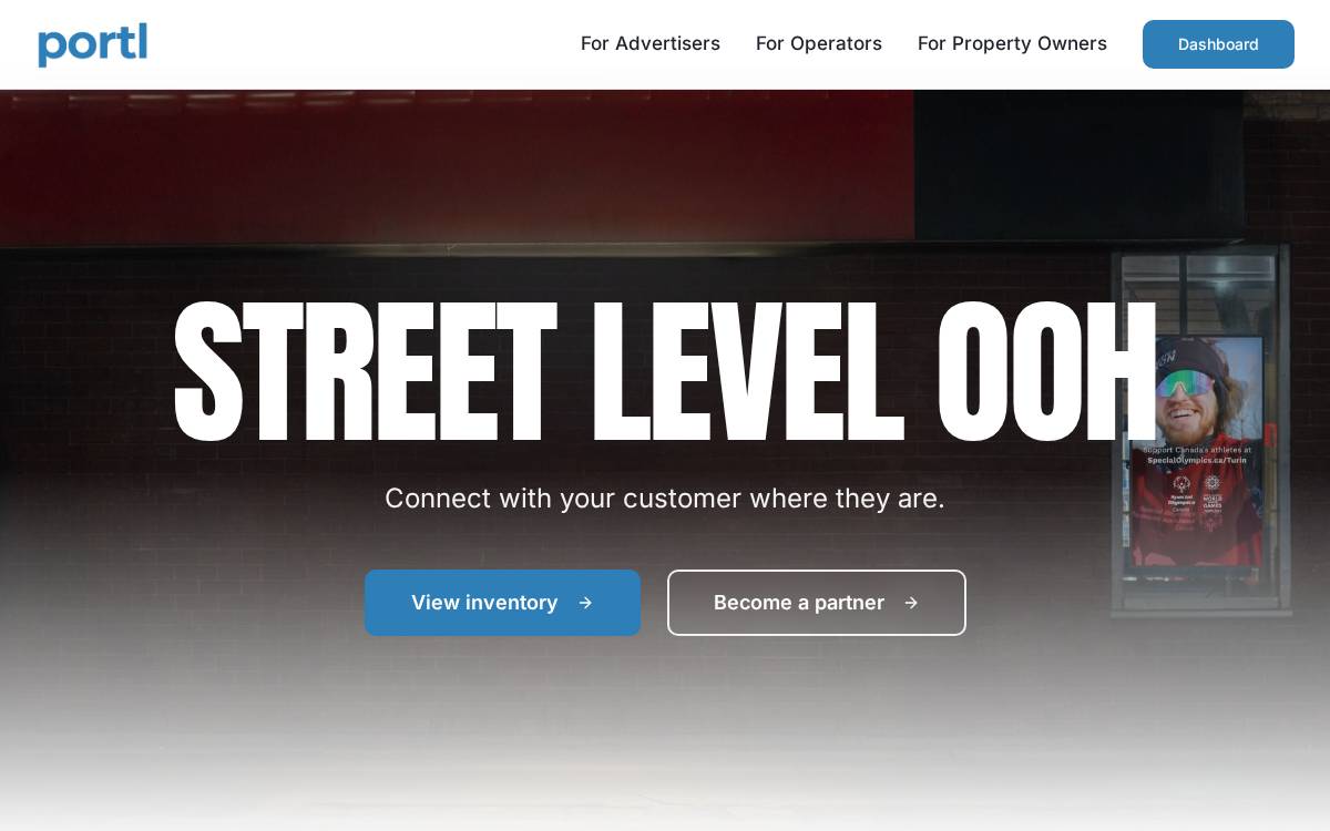 portl media website preview