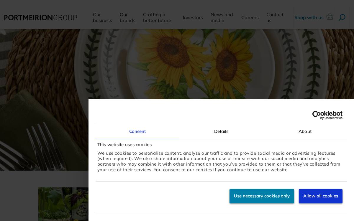 Portmeirion Group website preview