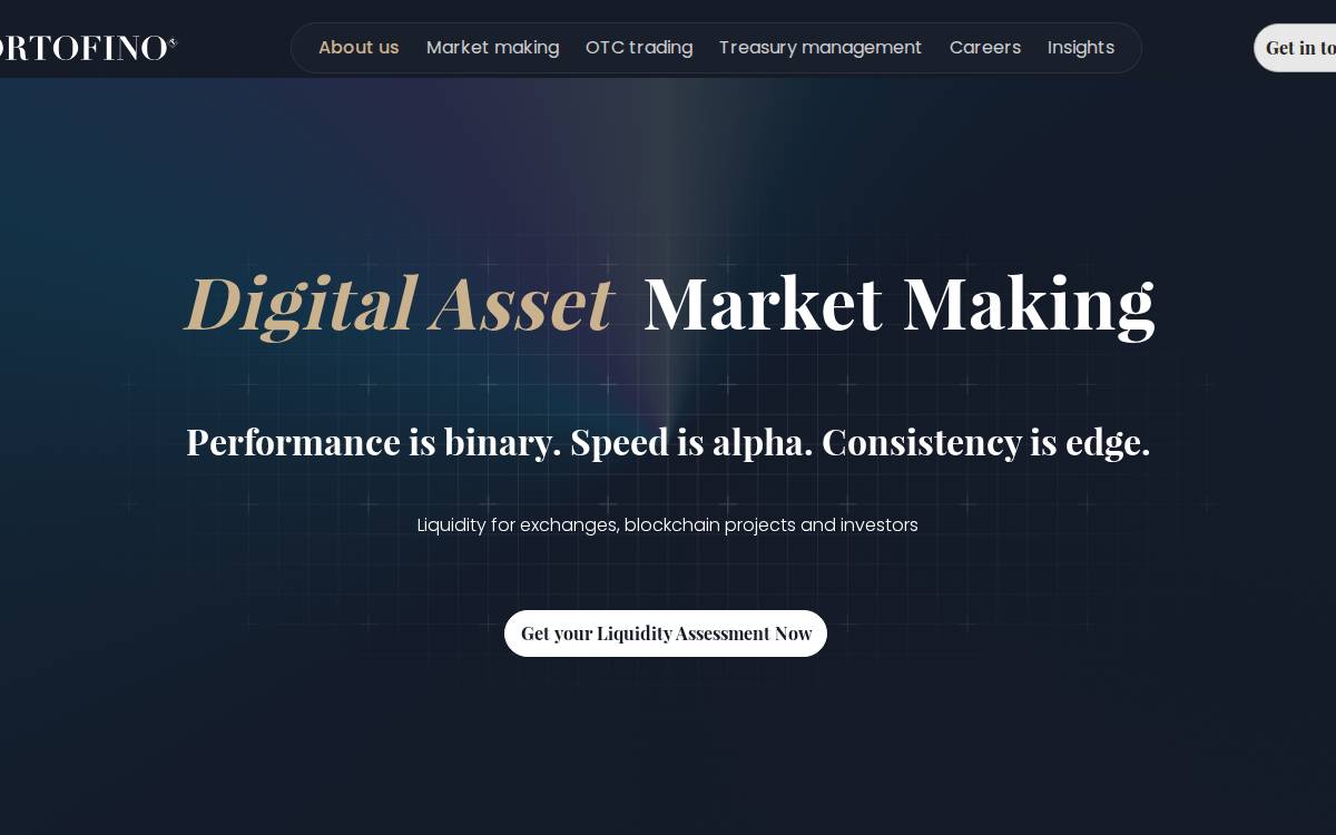Portofino website preview