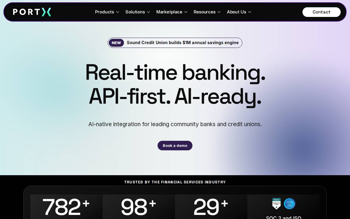 Portx website preview