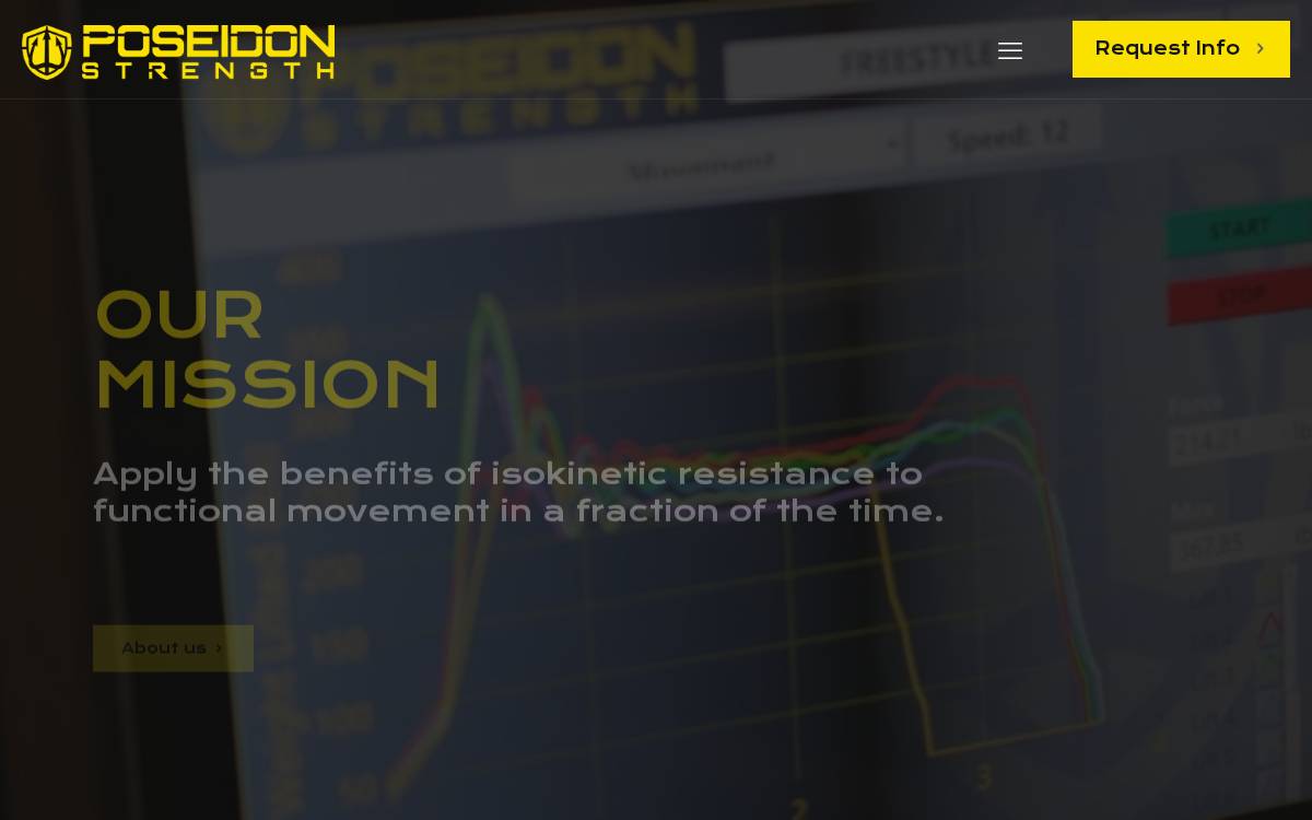 Poseidonstrength website preview