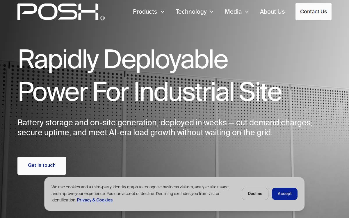 Posh website preview