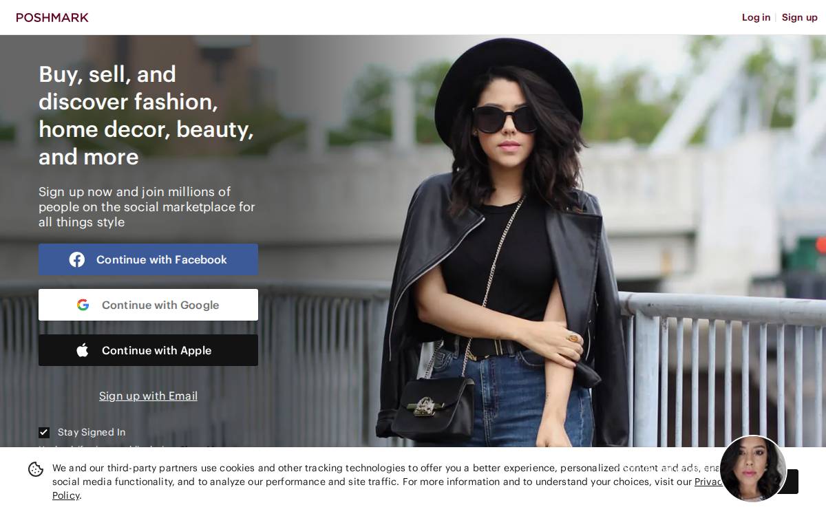 Poshmark, Inc. website preview