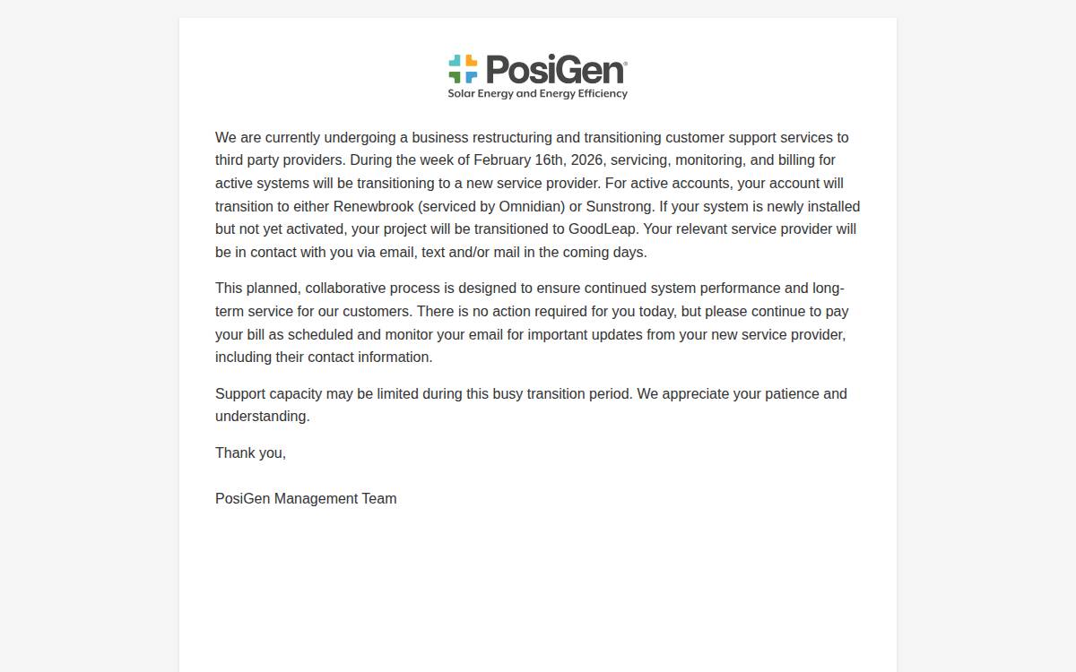 Posigen website preview