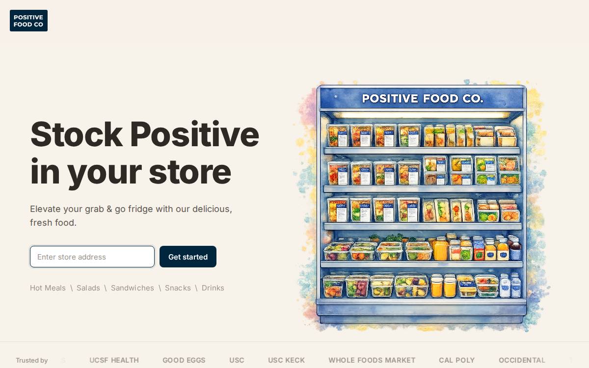 Positive website preview