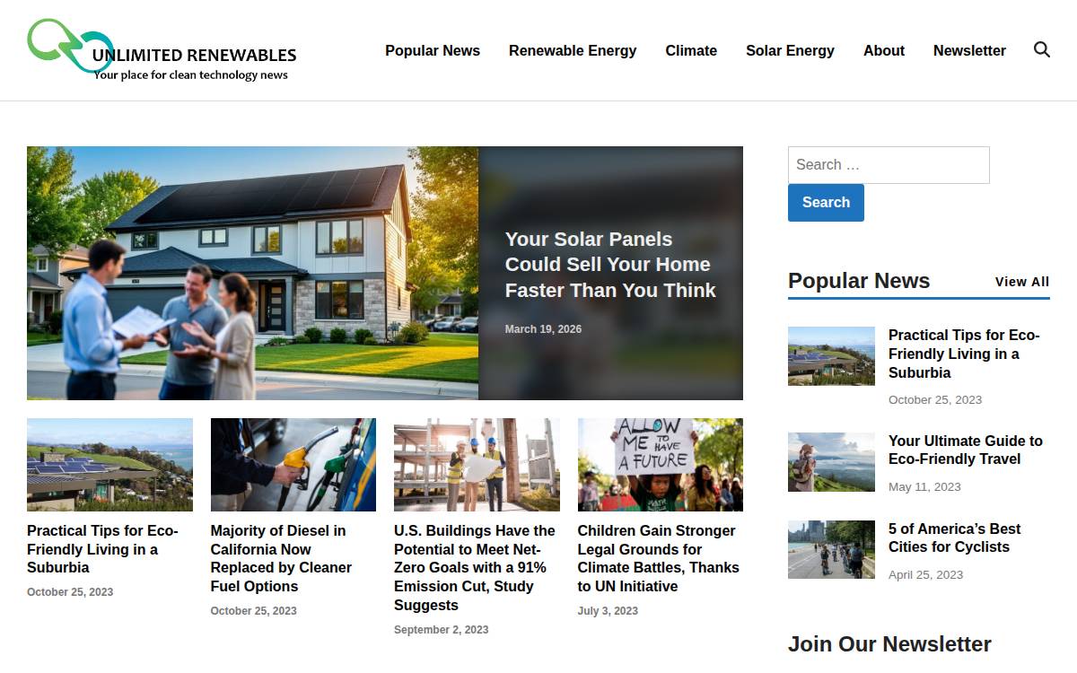Positiveenergylimited website preview