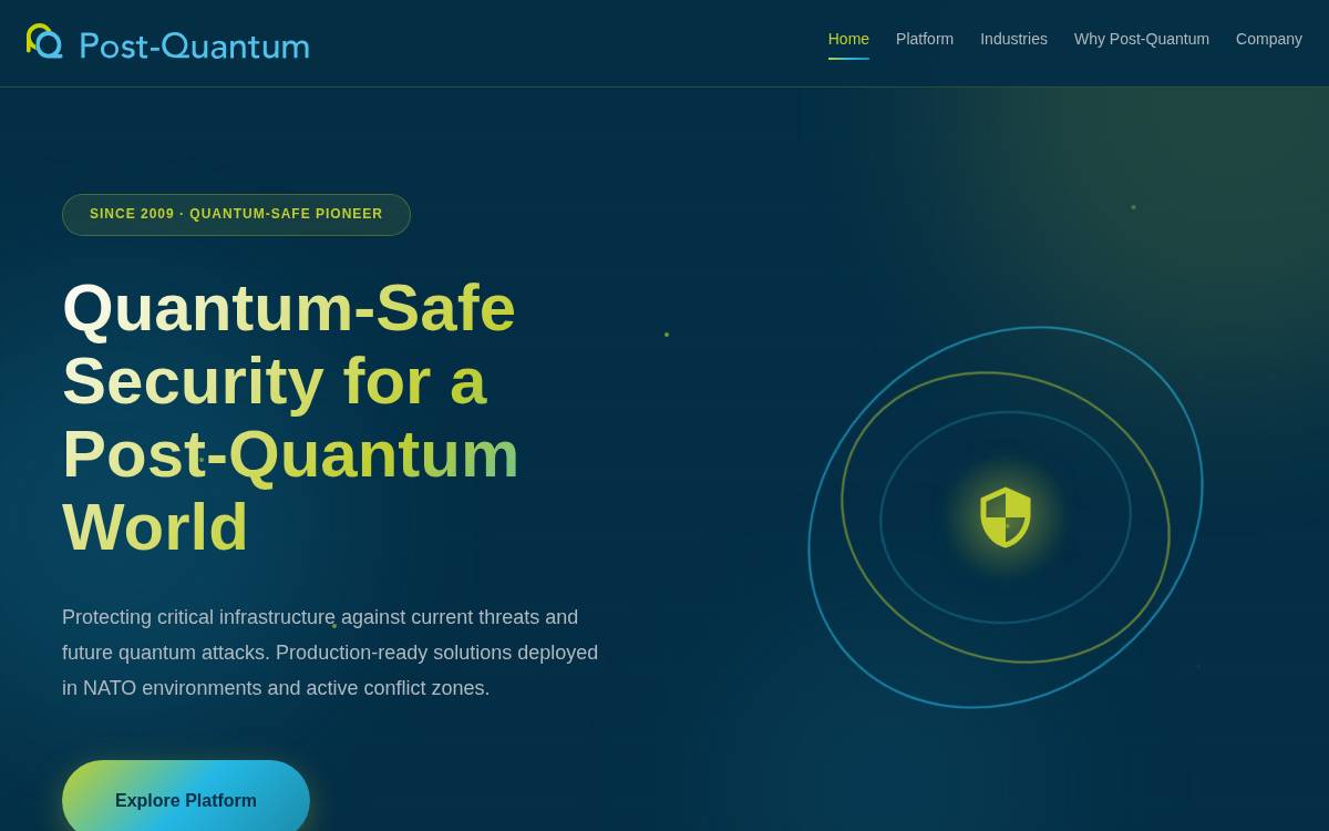 Post-Quantum website preview
