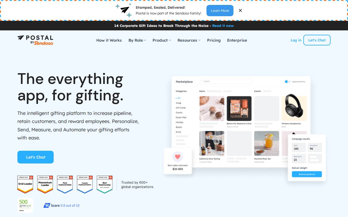 Postal website preview