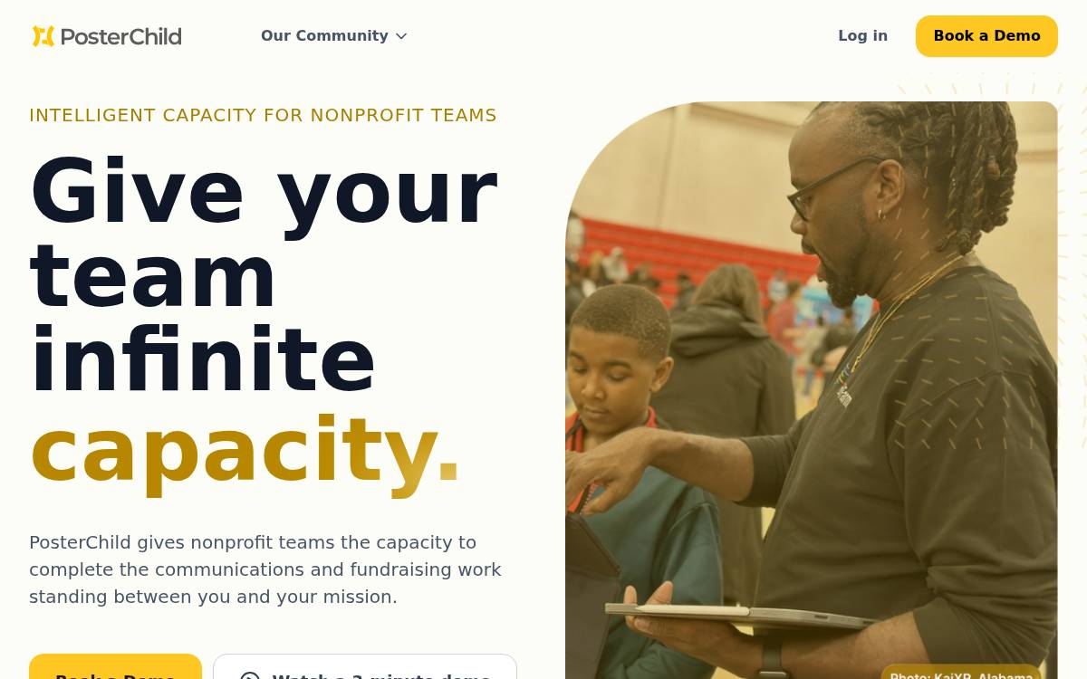 Posterchild website preview