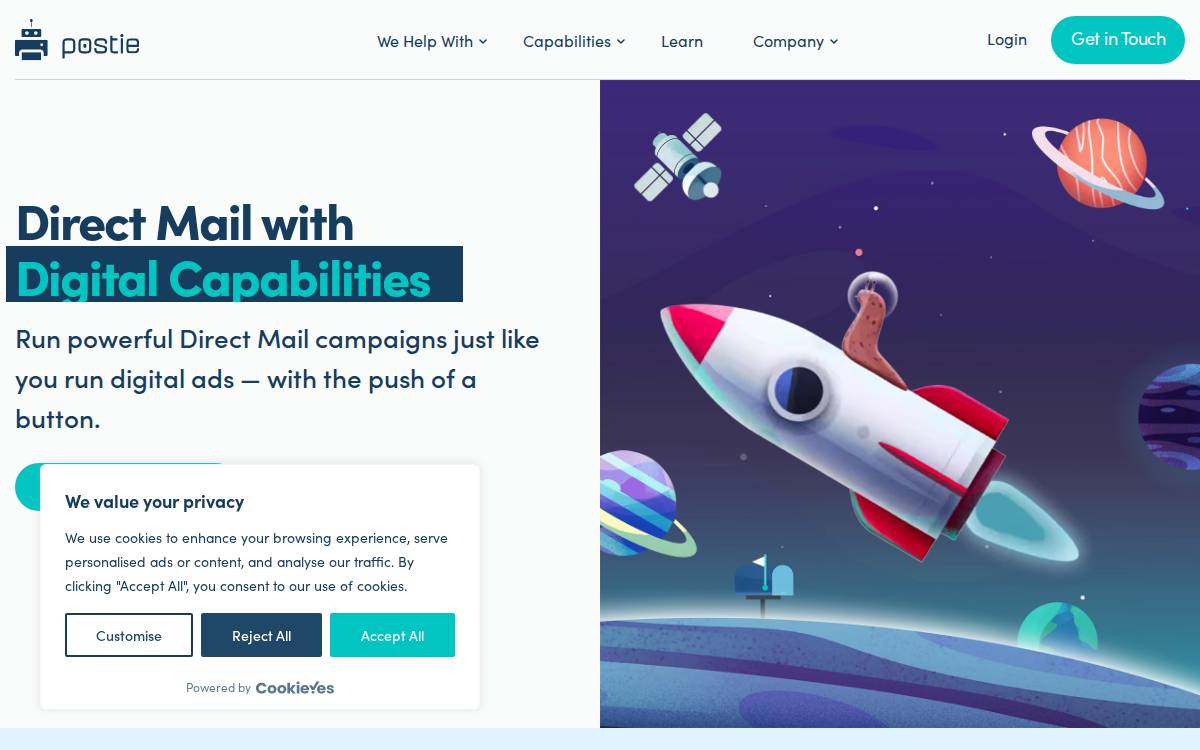 Postie website preview