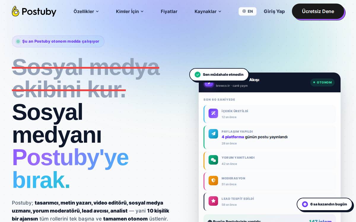 Postuby website preview