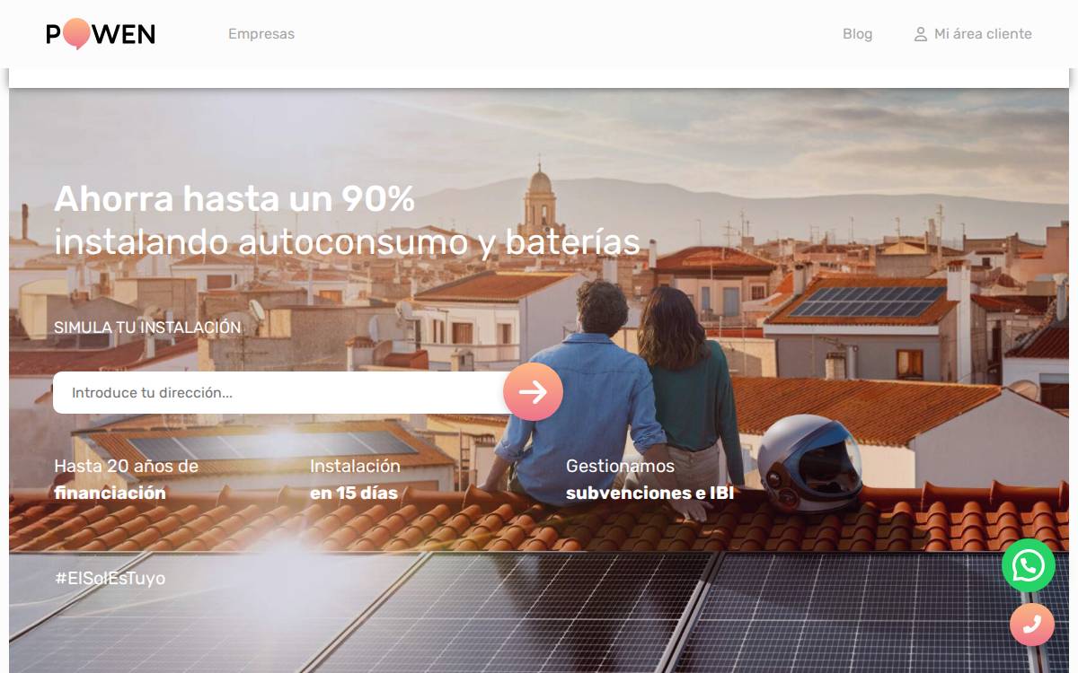Powen website preview