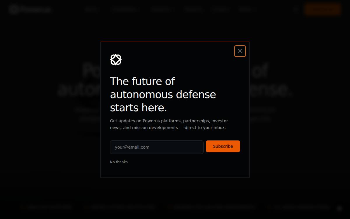 Power website preview