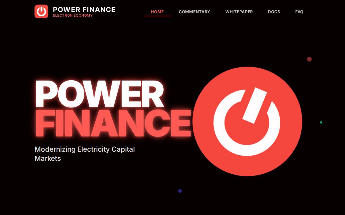 Power Finance website preview