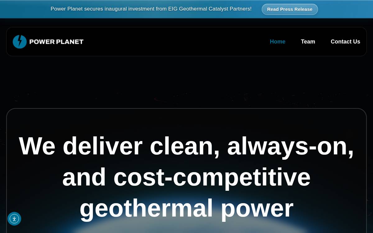 Power Planet website preview