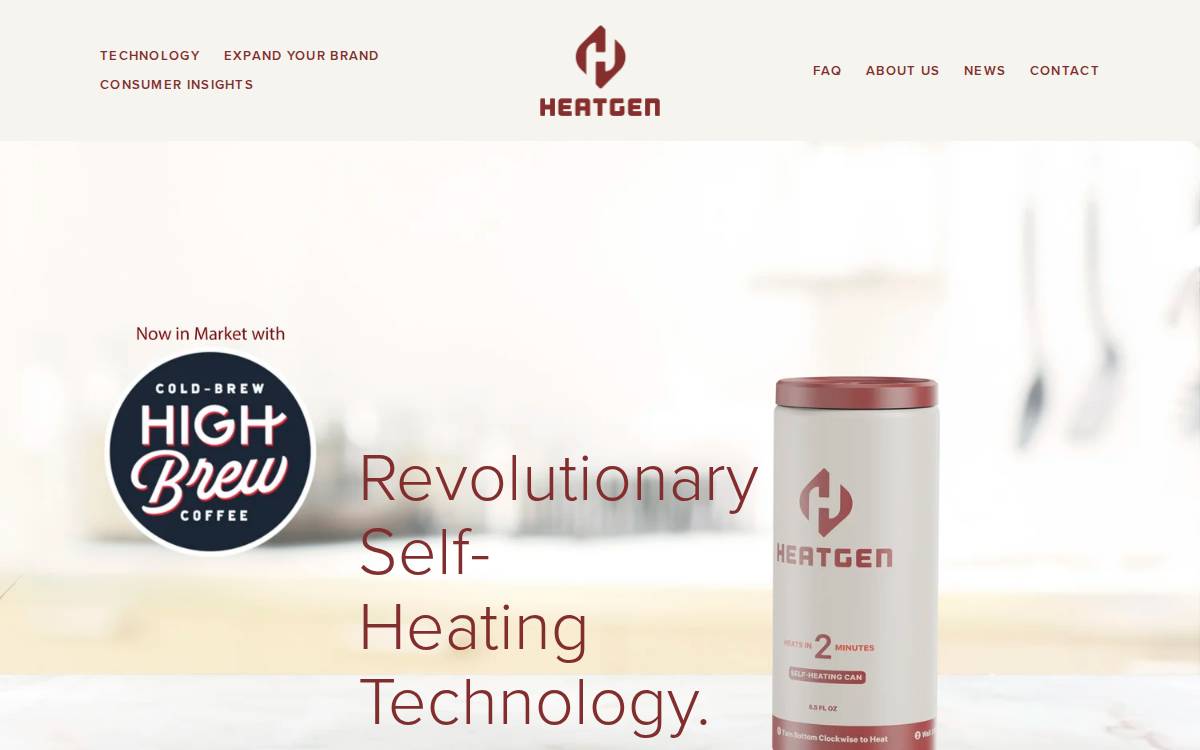 Poweredbyheatgen website preview