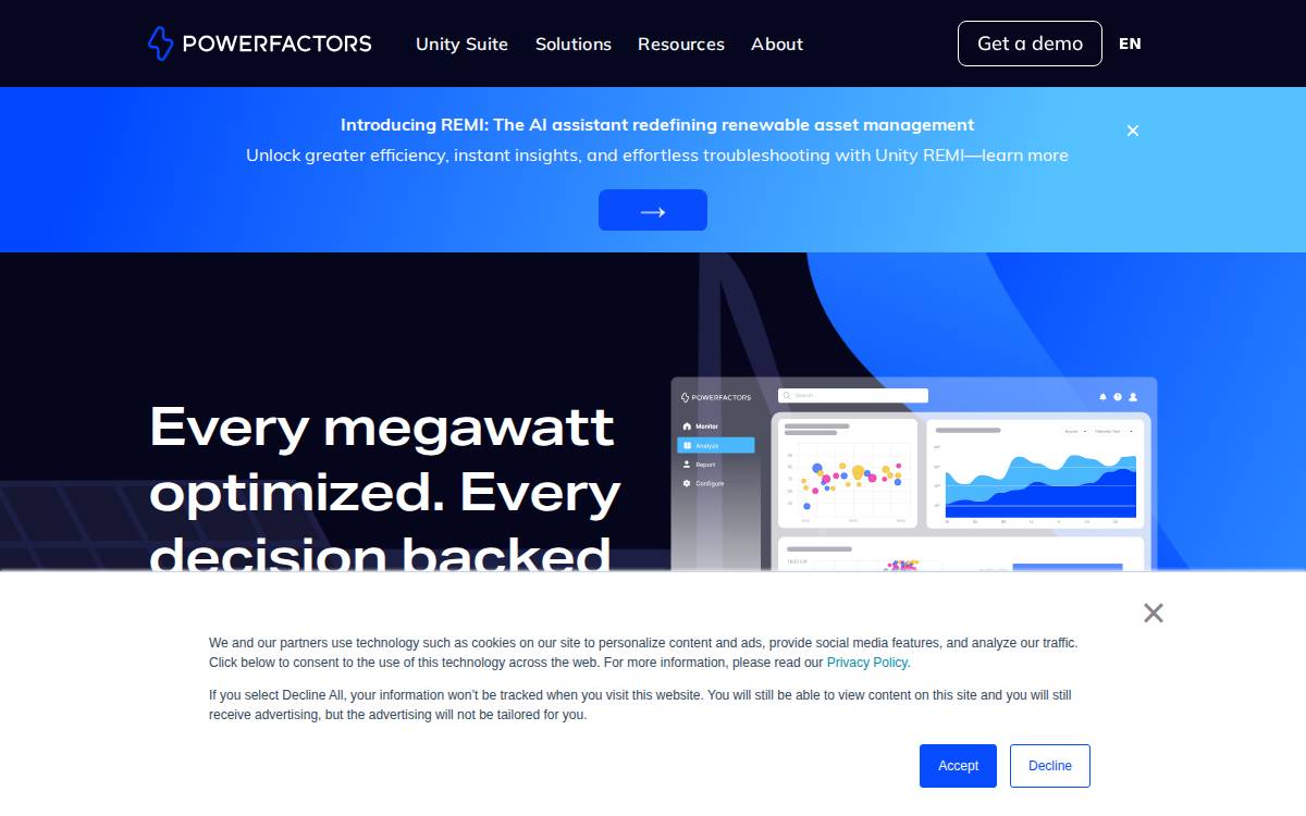 Powerfactors website preview