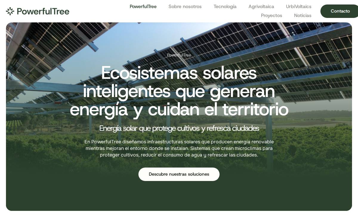 PowerfulTree website preview