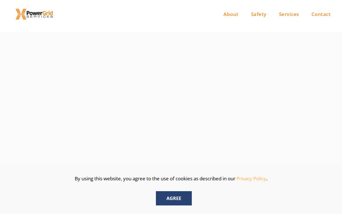 PowerGrid Services website preview