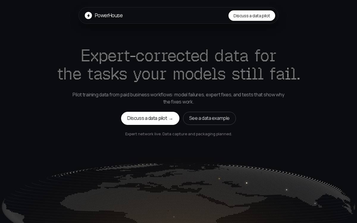 PowerHouse website preview
