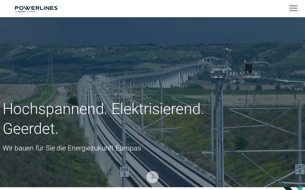 Powerlines website preview