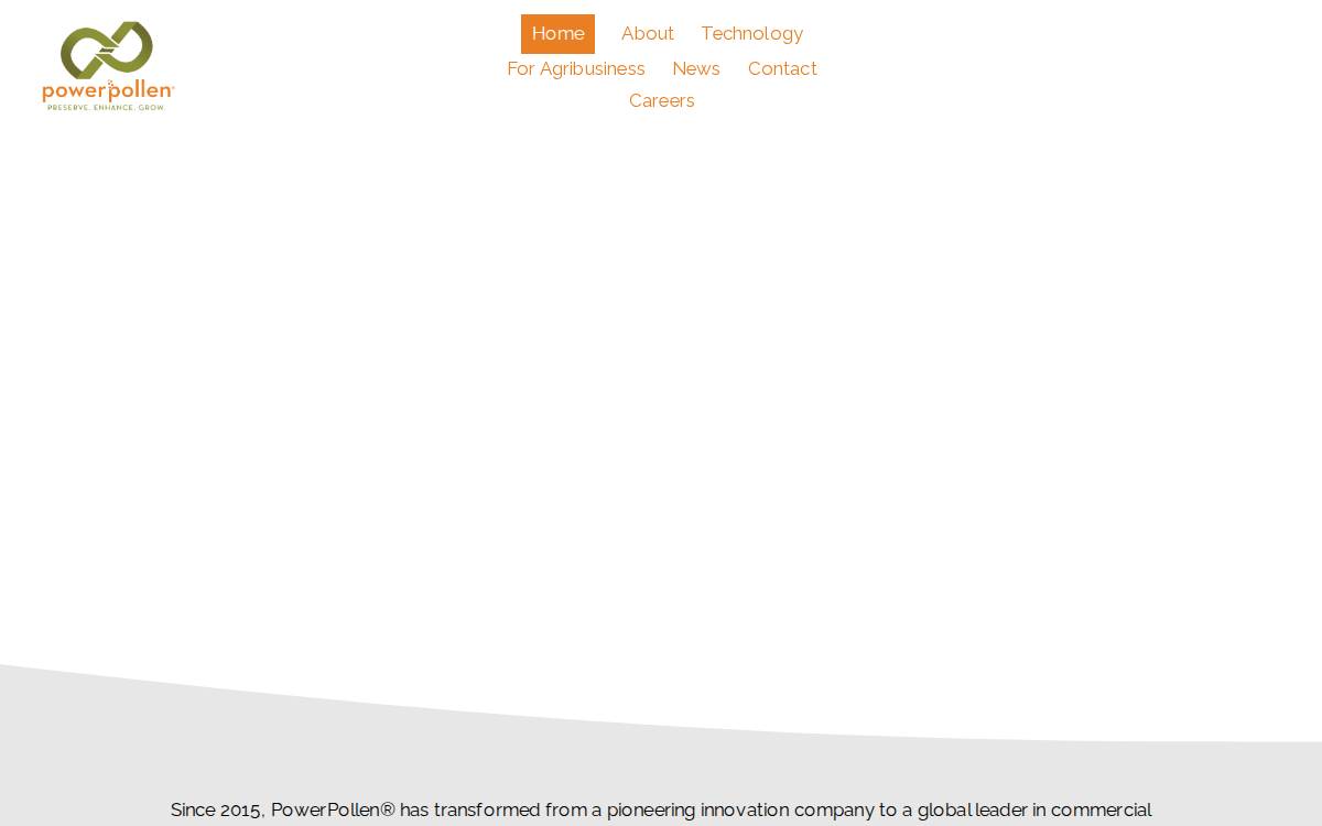 PowerPollen website preview