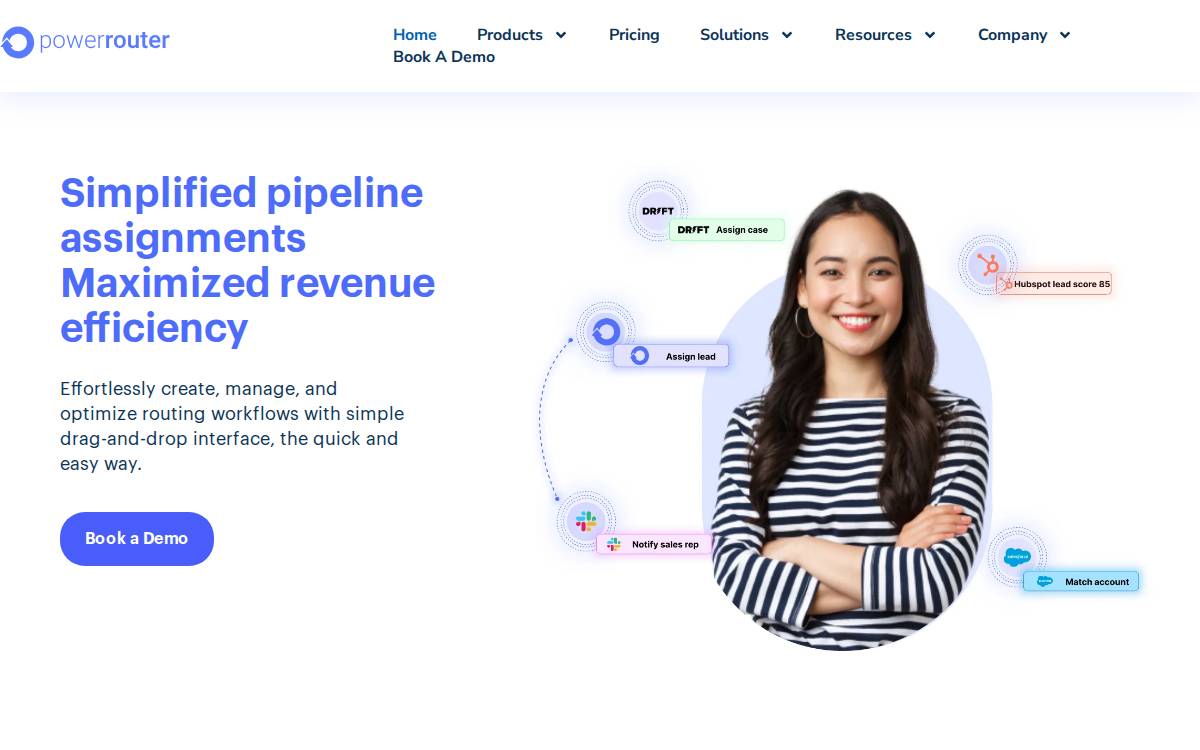 PowerRouter website preview