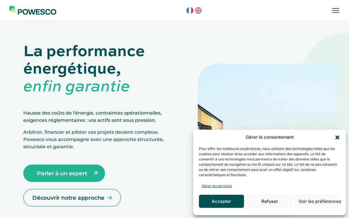 Powesco website preview