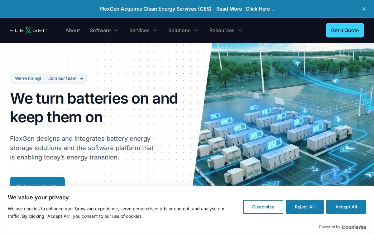 Powin website preview