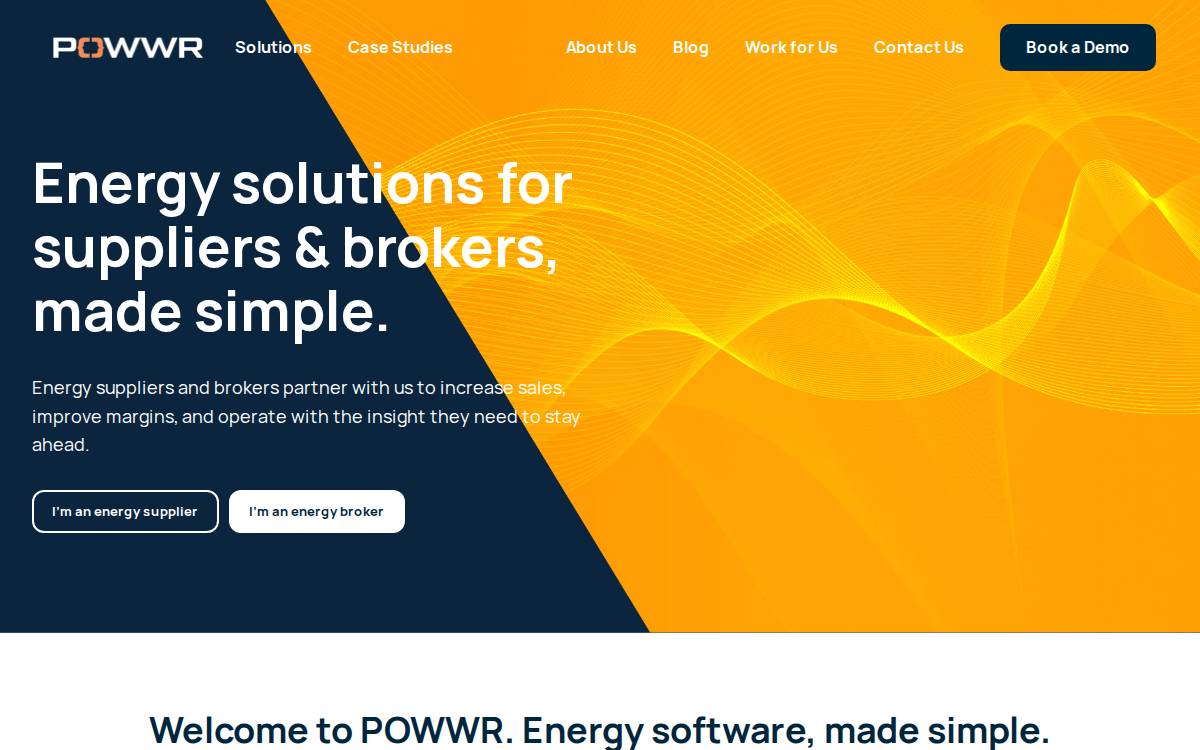 POWWR website preview