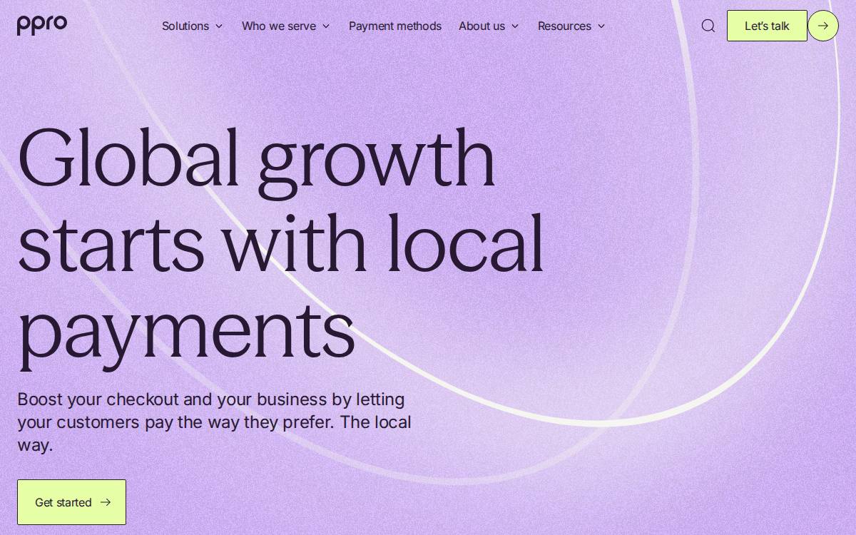 PPRO website preview