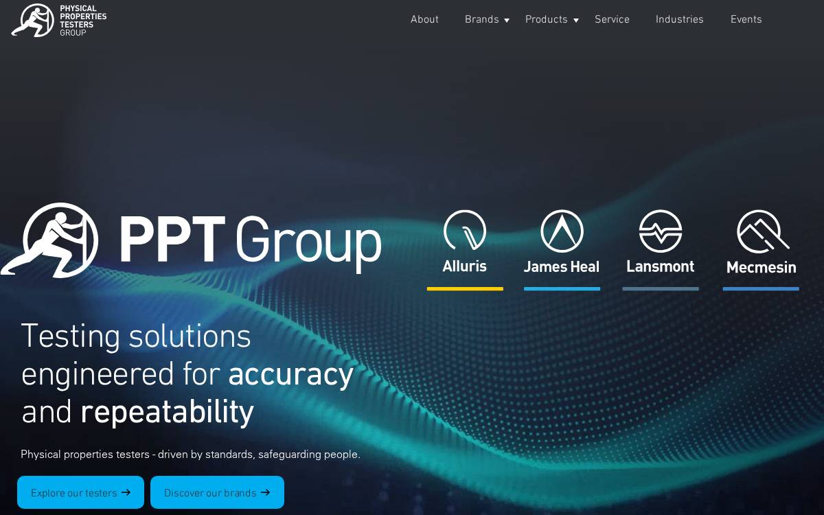 PPT Group website preview