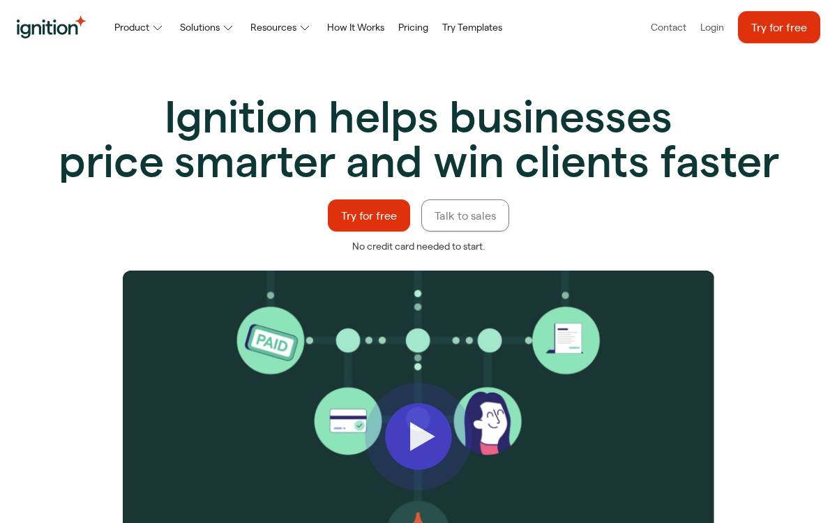Practice Ignition website preview