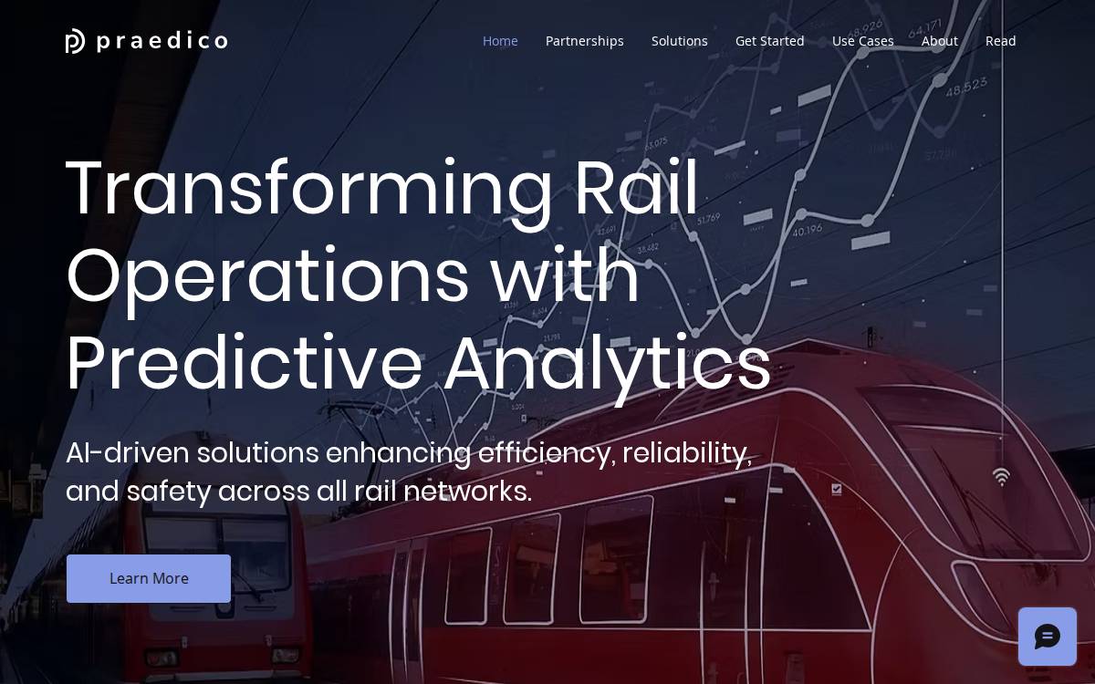 Praedico website preview