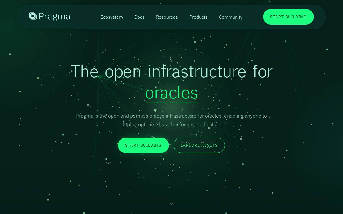 Pragma website preview