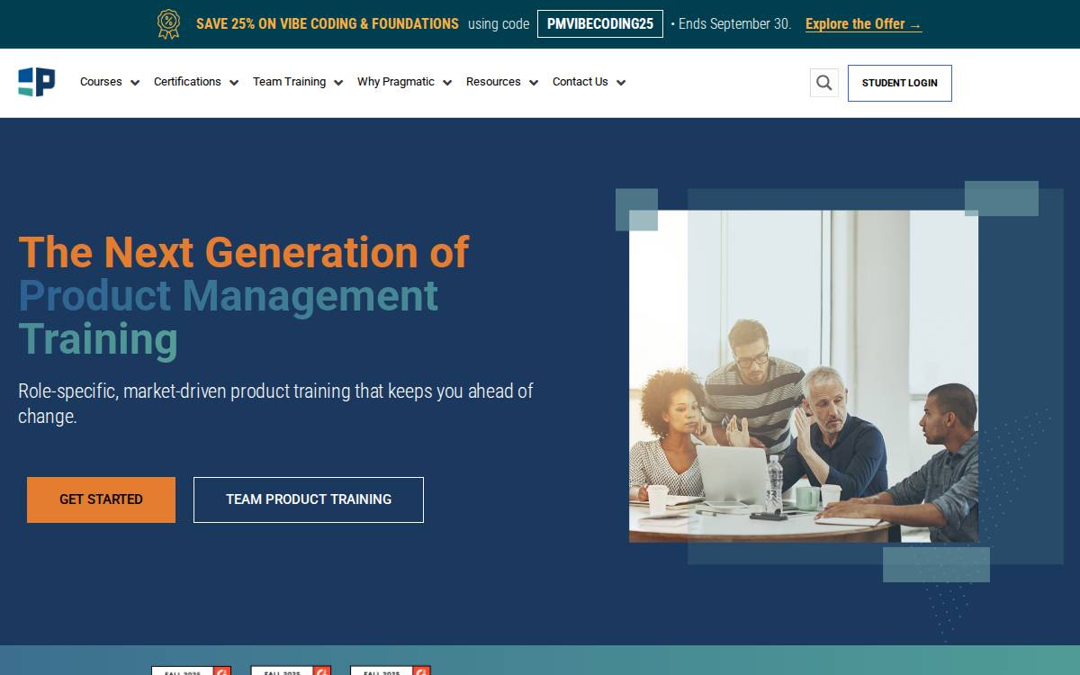 Pragmatic Institute website preview