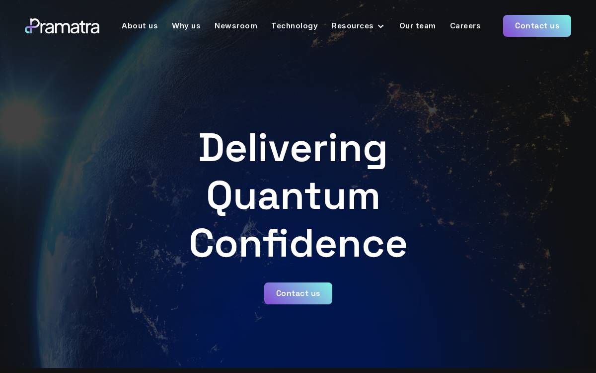 Pramatra Space website preview