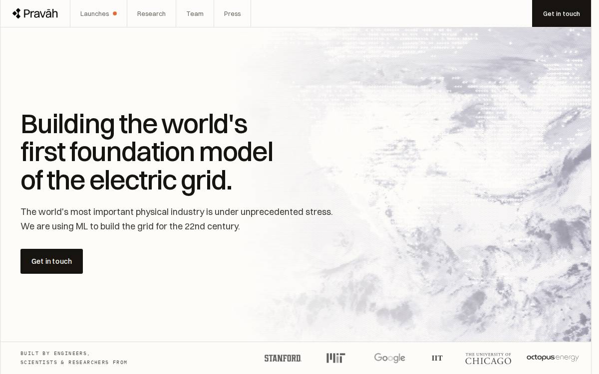 Pravah website preview