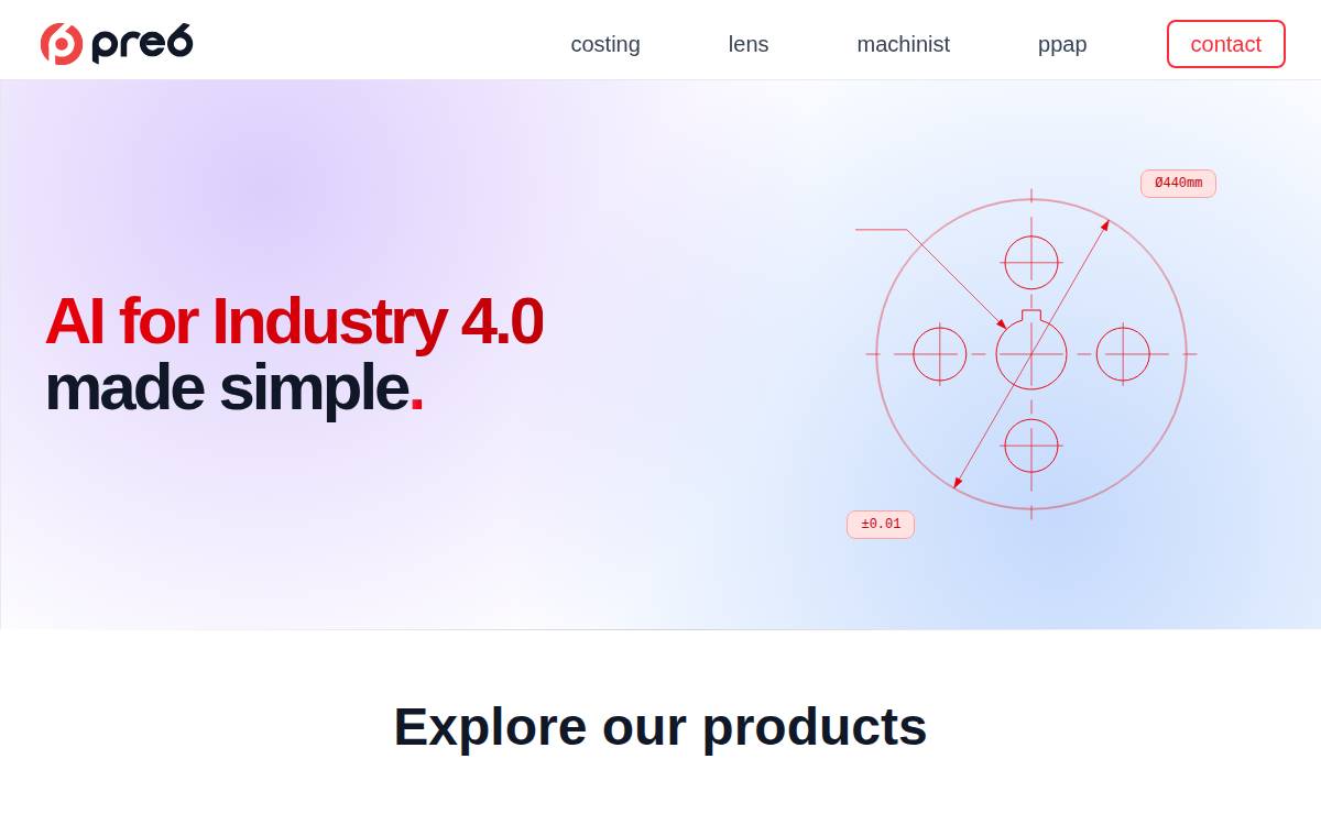 Pre6 website preview
