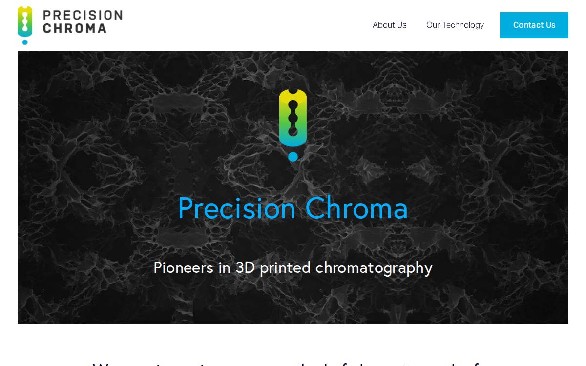 Precision Chroma website preview