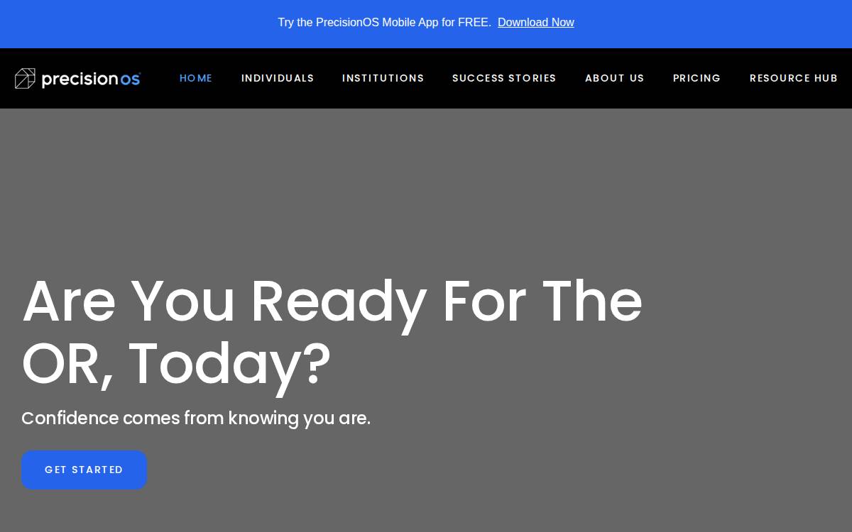 Precisionostech website preview