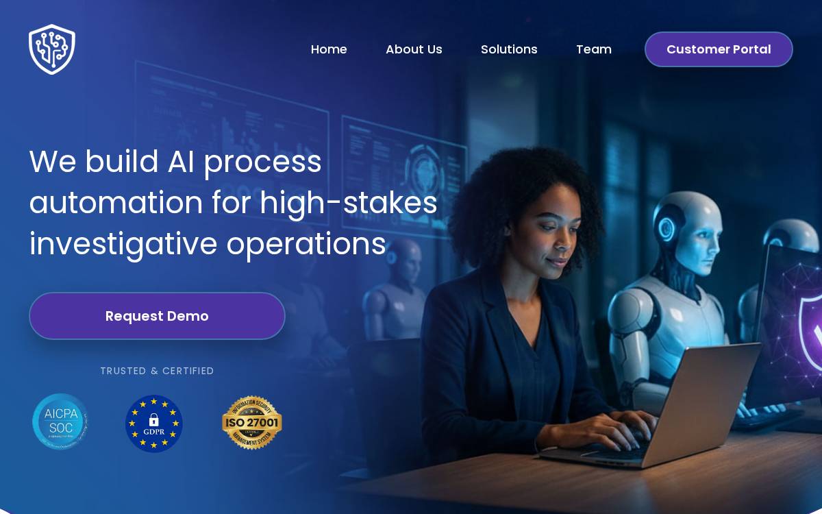 Precognition Labs website preview