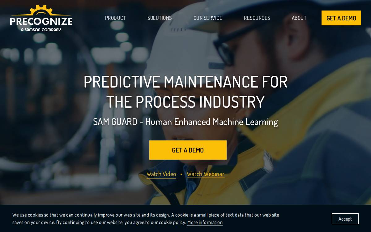 Precognize website preview