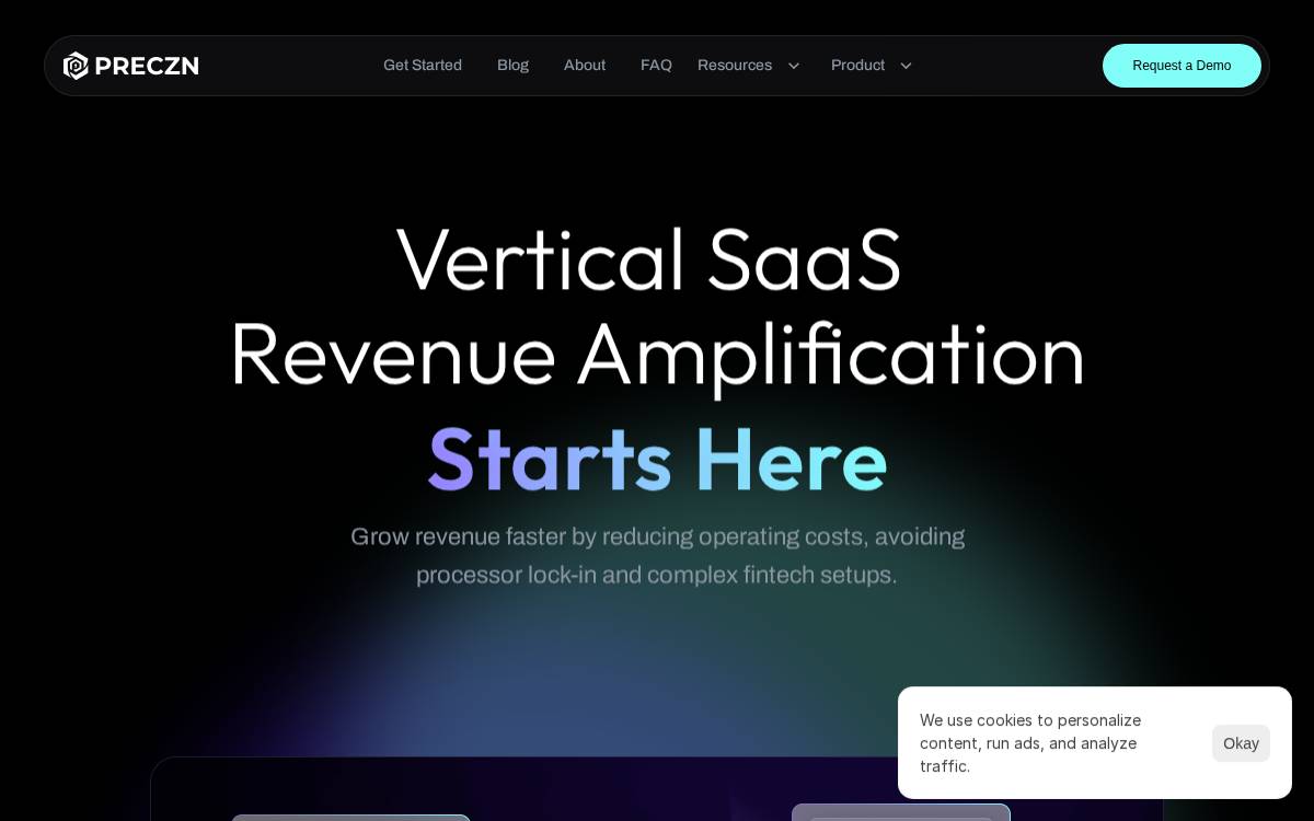 Preczn website preview