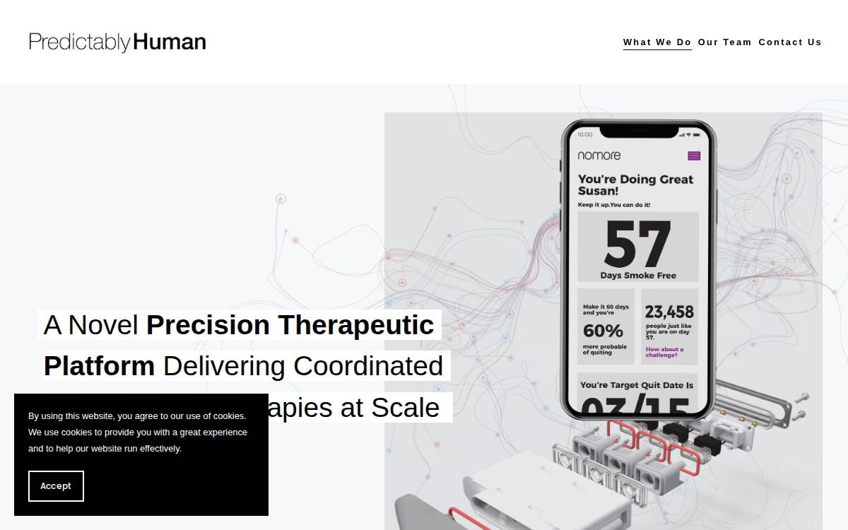Predictably Human, Inc. website preview