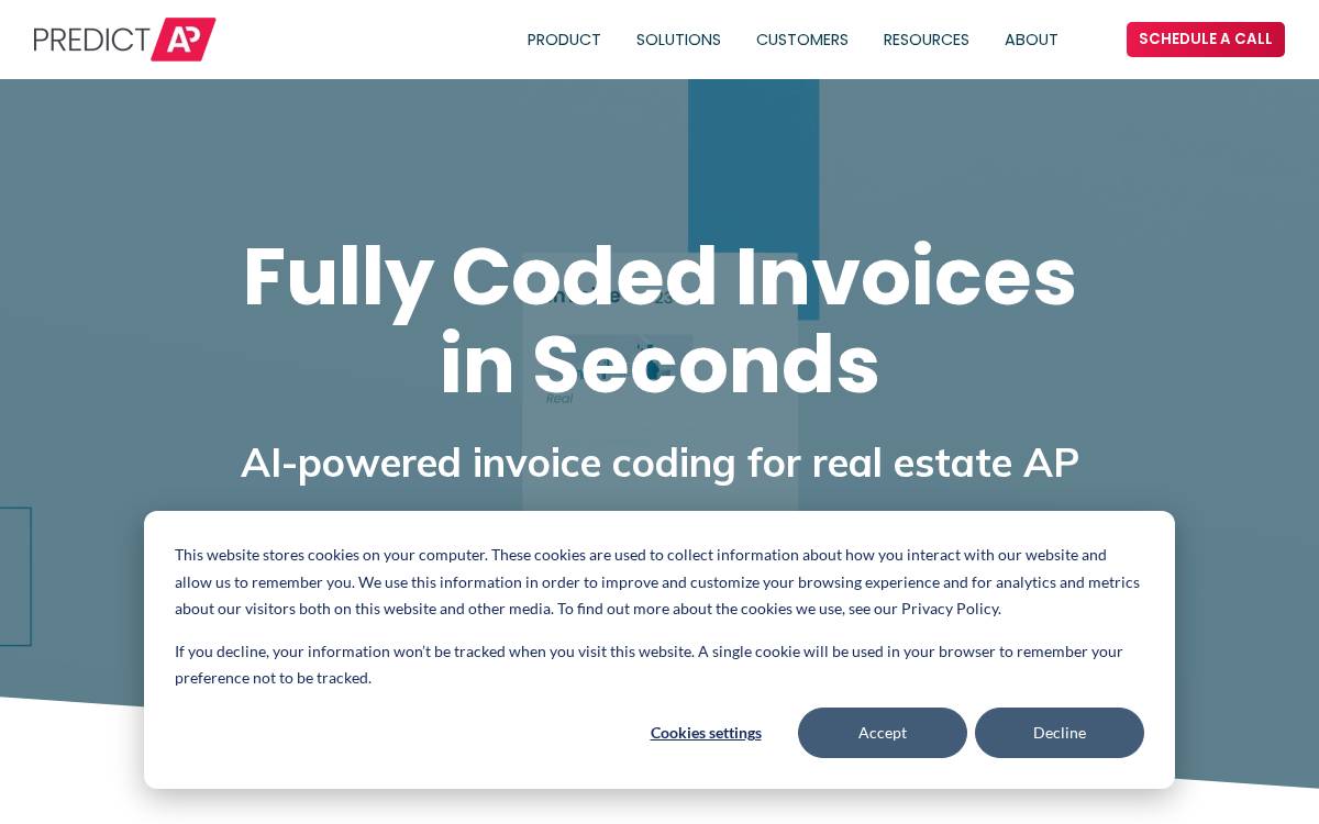 Predictap website preview