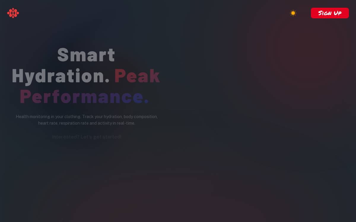 Predictive Wear website preview