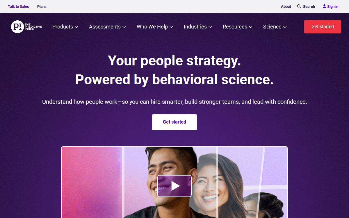 Predictiveindex website preview