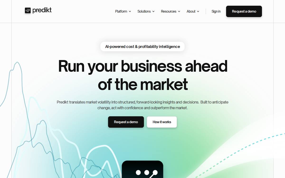 Predikt website preview